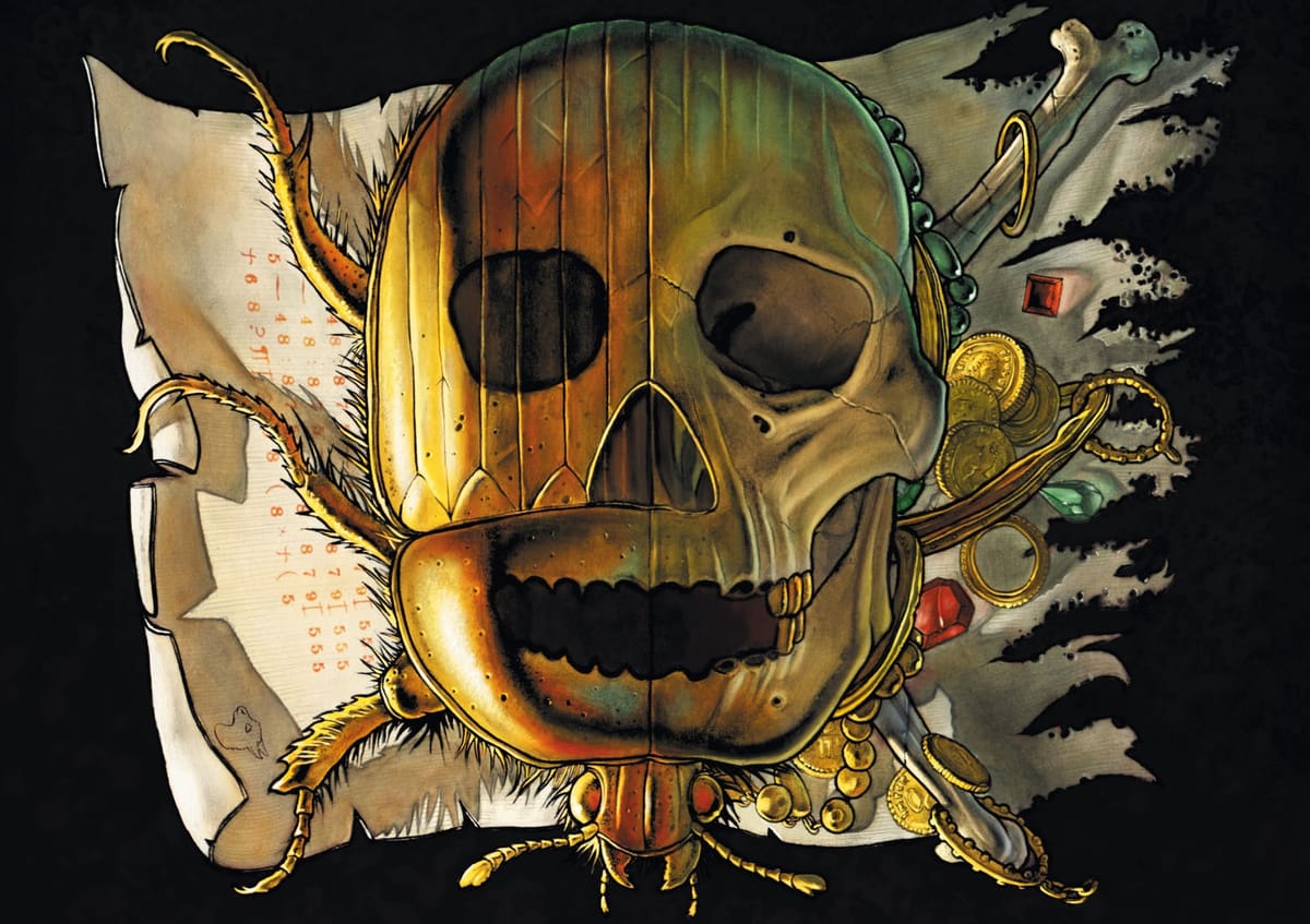 Le scarabée d'or (The golden bug) Edgar Poe